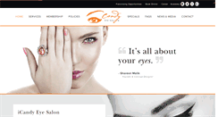 Desktop Screenshot of icandysalon.com